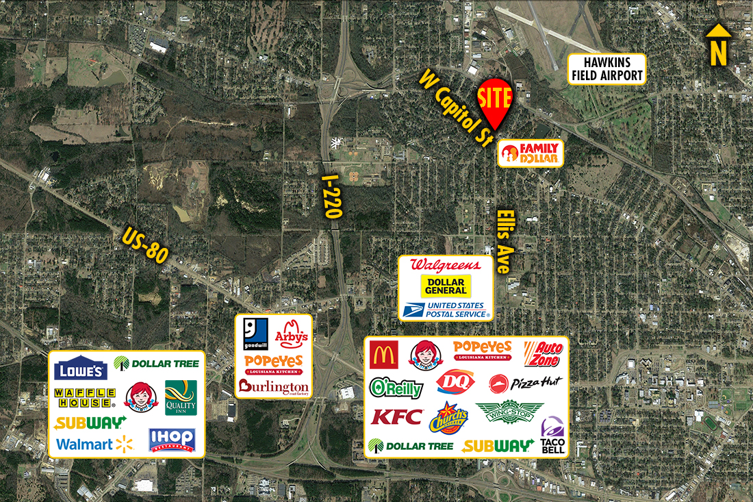 Site 1515, 3312 W Capitol , Jackson , MS