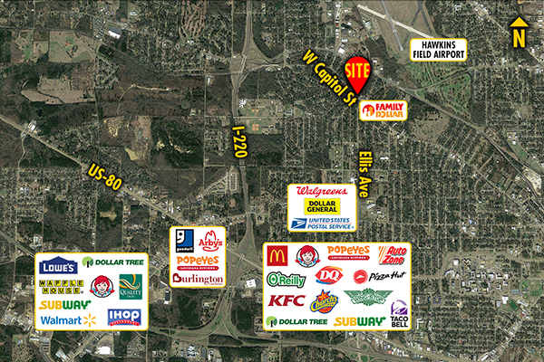 Site 1515, 3312 W Capitol , Jackson , MS
