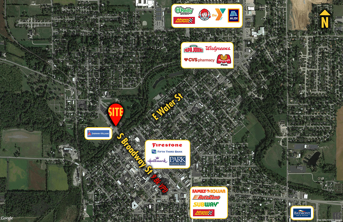 Site 1011, 103 N Broadway Street, Greenville, OH