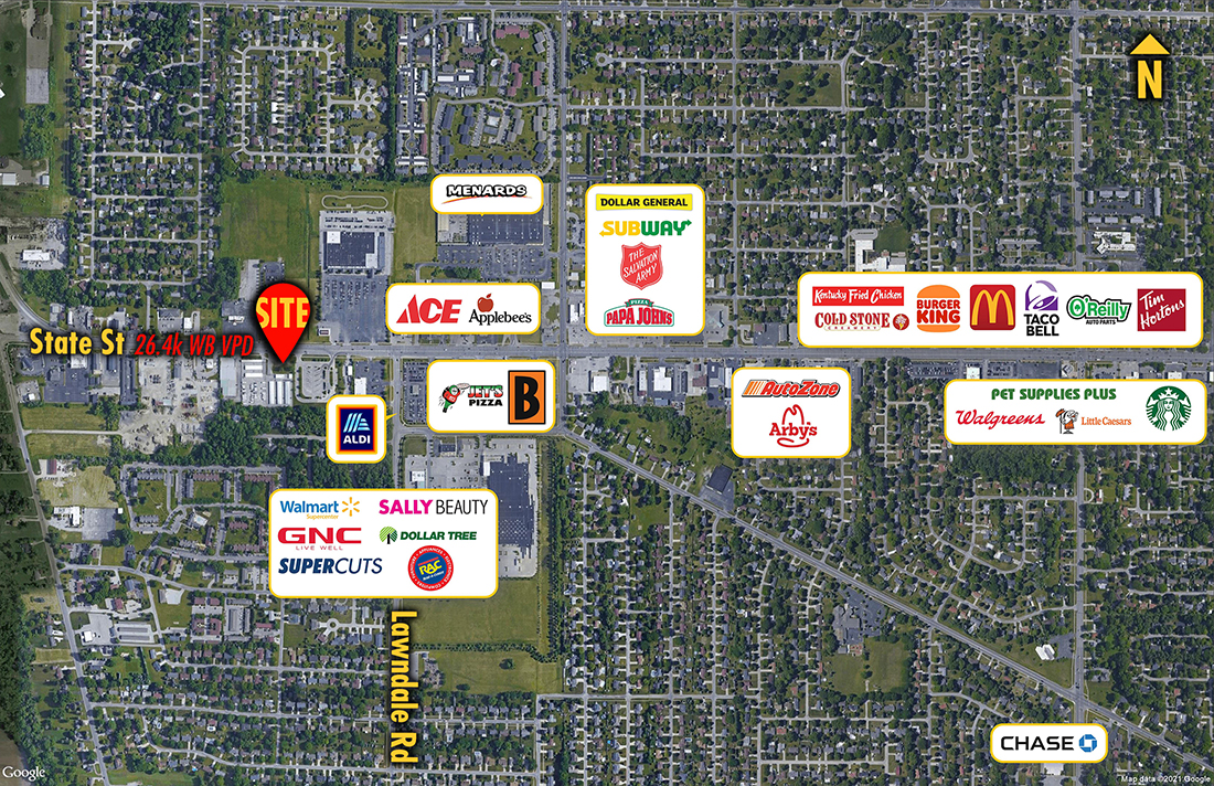 Site 8845, State Street West of Lawndale, Saginaw, MI