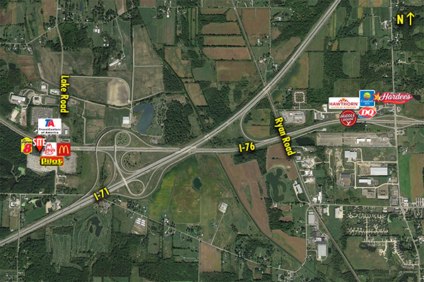 Site 5426, SEC US 224 & I-71/76, Seville, OH