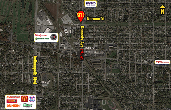 Site 7145, 8436 Kennedy Avenue, Highland, IN