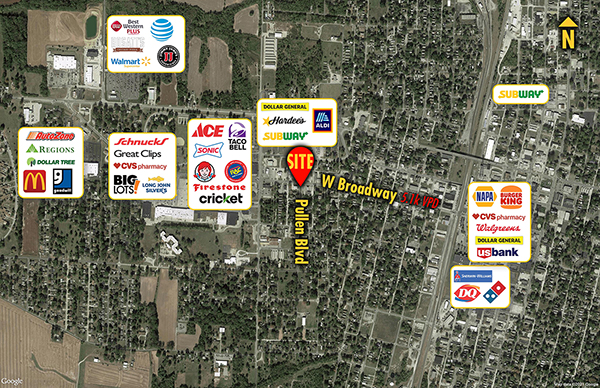 Site 7344, 638 W Broadway , Centralia, IL