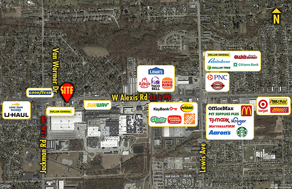 Site 9688, 1525 West Alexis Road, Toledo, OH