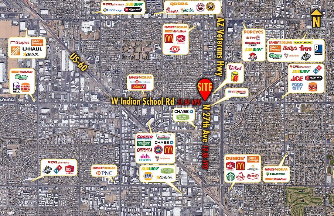 Site 21041, 4101 N 27th Avenue, Phoenix, AZ