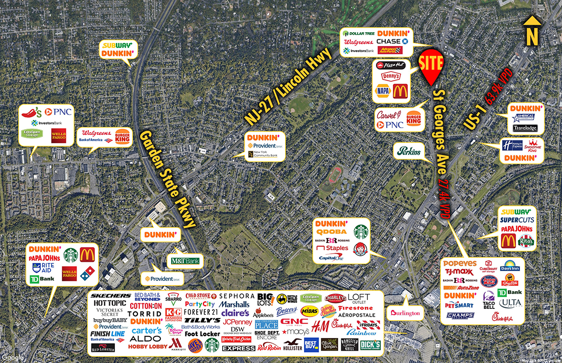 Site 44749, 1215 Saint Georges Avenue , Colonia                  , NJ