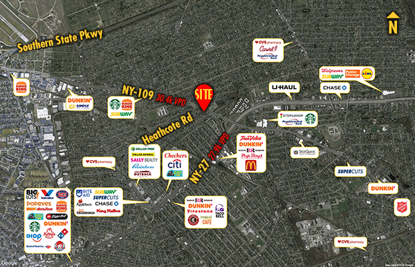 Site 16258, 540 NY-109 & Heathcote Road, Lindenhurst, NY