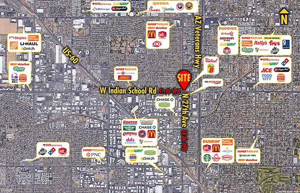 Site 21041, 4101 N 27th Avenue, Phoenix, AZ