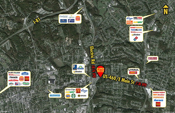 Site 35045, 1715 E Main Street, Salem, VA