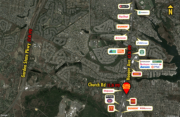 Site 44768, 1879 Hooper Avenue, Toms River               , NJ