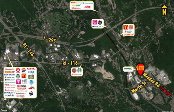 Site 1331, 1152 Mendon Road, Cumberland, RI
