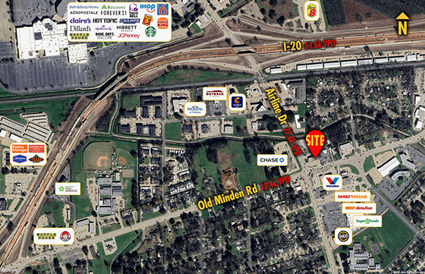Site 25021, 1930 Airline Drive, Bossier City, LA