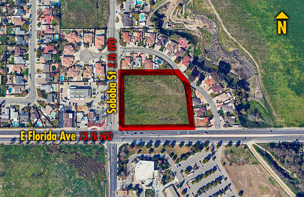 Site 25041, 4900 E Florida Ave, (Northeast corner of E Florida Ave & Soboba St), Hemet, CA