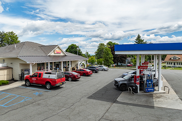 Convenience store and gas station